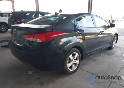 2013 Hyundai Elantra Gls/Limited from USA, damaged, VIN 5NPDH4AE1DH190704